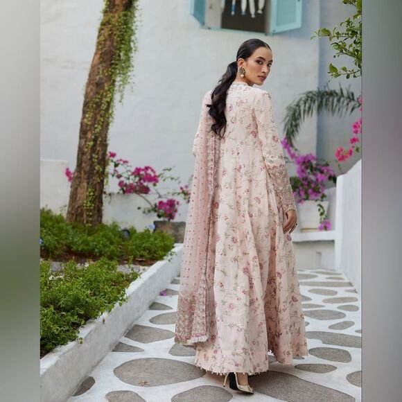 FAIZA SAQLAIN PAKISTANI LUXURY DESIGNER PARTY DRESS - Picture 4 of 15